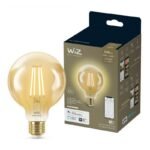 Lampara Wiz Led Smart G95 Tw/7W E27 Amber 6/1Pf