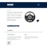 Disco Abrasivo de Fibra Bremen 180mm por Unidad