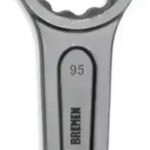 Bremen llave de golpe estriada recta 95mm
