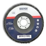 Bremen disco fibra 180mm grano 100 oxido 25u