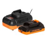 Set Cargador + Bateria 2,0 Amp Lusqtoff (LBC1820-8 - LCBH-54 - LB1820-8)