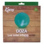 Luz De Led Kany Doza Ky-1515 Inflable Redonda Multicolor 60Cm Con Panel Solar 2 Modos De Luz