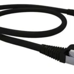 Patchcord Furu Cat6 2,5M Negro C/Cap