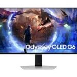 27" G6 Odyssey 360Hz Flat  Qhd, Panel Oled,   2560 X 1440, Brillo 250D, Contraste 1.000.000:1, Tiempo De Resp 0,03Ms, Hdmi X 2, Dp, Usb X 2,  Pie Has  Pivot, Color Silver, Vesa