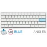 Teclado Gamer Ducky One 2 Mini Pure White Blanco Rgb Cherry Blue Rgb Double Shot Pbt Mecanico