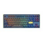 Teclado Mecanico Ducky One 3 Tkl Daybreak Teclas Azules Interruptor Marron Ingles Pbt Doble Disparo